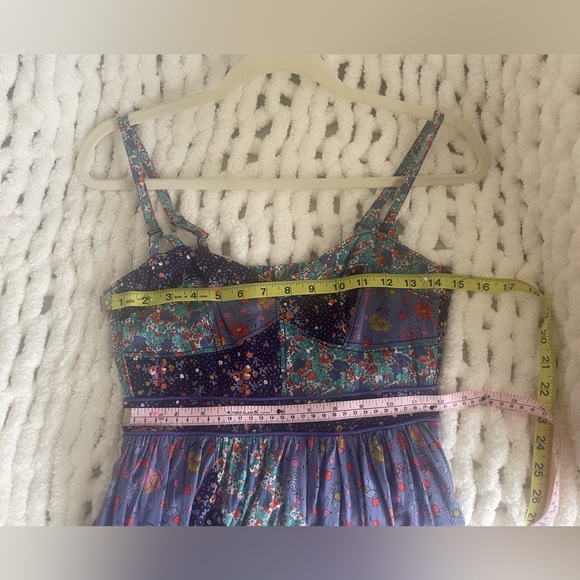 Updated measurements Calico Dress Anthropologie by Maeve Sz 2 pockets - Picture 14 of 15